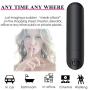 Vibrator Clitoris and G-Spot Nipple Stimulator Vibrate Massager Bullet Vibe Orgasm Vagina Dildo for Travel USB Rechargeable Portable Waterproof Vibrating Wand Adult Sex Toys (Black)