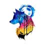 WYUEN 12 PCS/lot Wolf Temporary Tattoo Sticker for Women Men Fashion Body Art Adults Waterproof Hand Fake Tatoo 9.8X6cm FW12-01 (Wolf1)
