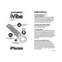 Doc Johnson iVibe Select - iPlease - Powerful 20 Function Vibrator with Silicone Grip Ring - Quiet Motor, Small Size, Waterproof, USB Rechargeable - Pink/White