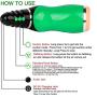 Male Masturbator Cup, Electric Automatic Clamping+Vibrating with Various Girls Moans Stroker Masturbation Cup Rechargeable 3D Realistic Vagina Massage Vibrator Sex Toys for Men Blowjob(Green)