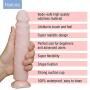 9 Inches Flexible Realistic Harnessable with Suction Cup Bendable for Women Dildo with Flared Suction Cup Base for Hands-Free Play, Adult Toy for Man and Women