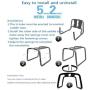 SPFOZ Sex Multi-Functional Chair Furniture, Weightless Detachable Elastic Adult Toys Position Assistance Super Durable and Easily Assemble