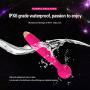 Happy Toys Max Massage AV Sticks Handheld Massagers Body Massager 10 Speed Vibration USB Rechargeable Waterproof Silicone Products Recovery Relaxation