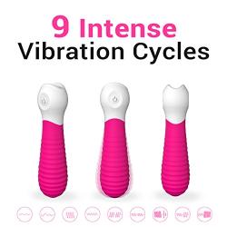 Wand vibrators | Ripple Design | 9 Speed Patterns | Waterproof design | USB Rechargeable | Cordless | Medical-grade Silicone | For Men and Women
