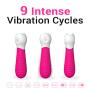 Wand vibrators | Ripple Design | 9 Speed Patterns | Waterproof design | USB Rechargeable | Cordless | Medical-grade Silicone | For Men and Women