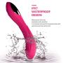 G Spot Vibrator Clitoris Stimulator, Waterproof Beginner Clit Vagina Stimulation Vibrators Powerful Adult Sex Toy Rechargeable Dildo for Couples Women Vibe Orgasm (Rose Red)