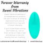 Tulips - Complete Clitoris Vibrator - Sex Toy with 10 Settings for Women and Couples, Waterproof, Body Safe Silicone, Rechargeable, Quiet, by Sweet Vibrations (Mint)