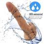 InvincibleFun Waterproof Tool 7.87 Inch with Suction Cup Big Suction Reàl Feel Massager for Women Play Soft and Flexible Skin Touch Safe and Healthy Wand Massager Swell