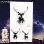 12 Pieces/Lot Black Elk Horn Little Waterproof Fake Tattoos Stickers For Men Women Arm Temporary Tatoos Moose Deer Hands Bear Fake Tattoo Paste Supplies 10x6cm 12 Pieces/Lot Black Elk Horn Little Waterproof Fake Tattoos Stickers For Men Women Arm Temporary Tatoos Moose Deer Hands Bear Fake Tattoo Paste Supplies 10x6cm