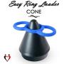 LeLuv Vacuum Pump Easyop B-Grip Bundle with 3 Sizes of Sleeve 1 Inch to 1.5 Inch, Number 4 (.6 Inch) Tension Ring and Easy Loader Cone