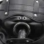 yIFeNG Leather Bondage Gimp Lockable Blindfold & Dildo Penis Mouth Gag Head Fetish Hood with 2 Nose Holes BDSM Mask Hood yIFeNG Leather Bondage Gimp Lockable Blindfold & Dildo Penis Mouth Gag Head Fetish Hood with 2 Nose Holes BDSM Mask Hood
