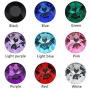 BDSM Anal Plug 3 Pcs Luxury Jewelry Design Butt Plug Fetish Stainless Steel Sex Toy Large+Medium+Small Anal Stimulation Toy for Unisex Masturbation (Purple)