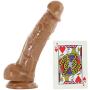 NS Novelties Elements Dildo, 5 Inch, Brown