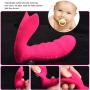 Remote Control Invisible But-terfly Silicone Waterproof USB Rechargeable Wearable Vibrant Toy for Women Couples