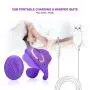 Exercise Massager with Heating with 7 Modes Speed, Whisper Quiet, Waterproof, Handheld, Cordless for Neck Shoulder Back Body Massage, Sports Recovery & Muscle Aches - Purple Mini Exercise Massager with Heating with 7 Modes Speed, Whisper Quiet, Waterproof, Handheld, Cordless for Neck Shoulder Back Body Massage, Sports Recovery & Muscle Aches - Purple Mini