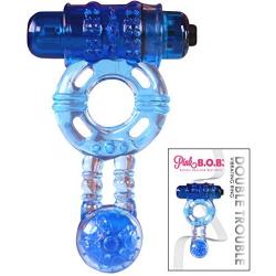 Vibrating Cock Ring for Male Penis Erection Enhancer for Stronger Orgasms with Vibrations for Clit Stimulation