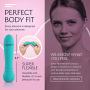 Ultra Bullet Personal Sex Toy Masturbation Device for Women Built-in Function Waterproof Bodysafe Clitoral and Body Massager with 20 Vibration Modes Body Safe Silicone Waterproof (Aqua)