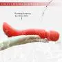 Louviva Sirena Wand Massager, LED Light, Red Louviva Sirena Wand Massager, LED Light, Red