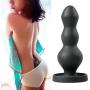 Finance Plan Hot Sale! Unisex G-spot Silicone Anal Butt Plug Dildo Suction Cup Masturbation Toy