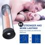 Automatic Penis Vacuum Pump for Men, Fovel Cock Enlarger with 4 Suction Intensities for Stronger Bigger Erections Improve, Rechargeable Male Enhancing Masturbator Sex Toy with Cylinder & Scale