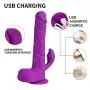 G Spot Rabbit Vibrator Adult Sex Toys for Clitoris Stimulation, OHYER Waterproof Dildo Vibrator Clit Stimulator with 6 Vibration Thrusting Modes & Power Suction Cup for Couples and Women G Spot Rabbit Vibrator Adult Sex Toys for Clitoris Stimulation, OHYER Waterproof Dildo Vibrator Clit Stimulator with 6 Vibration Thrusting Modes & Power Suction Cup for Couples and Women