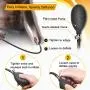 Silicone Expand Inflatable Anal Plug - Body-Safe Medical Grade Waterproof Butt Sex Toy for Male, Female and Beginners (Black Classic Style)