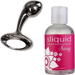 Njoy Pure Plug Small with Sliquid Sassy Anal Lube