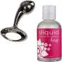 Njoy Pure Plug Small with Sliquid Sassy Anal Lube Njoy Pure Plug Small with Sliquid Sassy Anal Lube