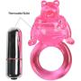 Vibrating Cock Ring Penis Erection Aid for Stronger Orgasms with Vibrator for Clitoral Stimulation Sex Toy