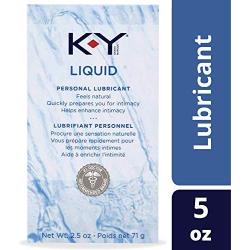 K-Y Liquid Personal Water Based Lubricant, 5 Ounce