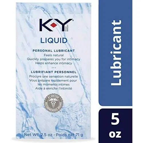 K-Y Liquid Personal Water Based Lubricant, 5 Ounce
