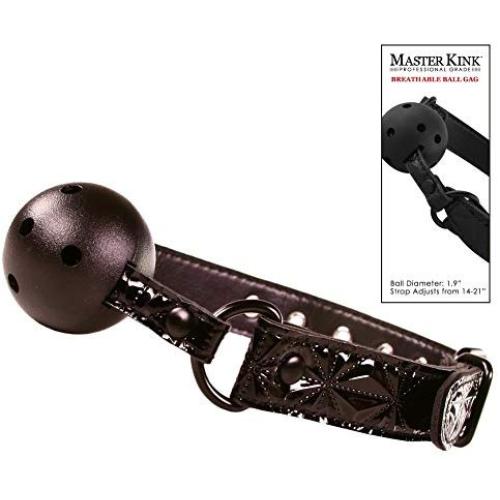 Breathable Ball Gag Mouth Restraint BDSM Bondage Toy Fetish Adult Device for Submissive Play