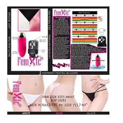 Womens Remote Control Vibrating Panties with JOLT! as seen on The Ugly Truth (3 Pairs, Fits All)