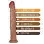 JDesto-Soft and Healthy Massager 12-inch Realistic Female Massager DEPUR (Color: Flesh)
