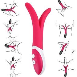 GESS Rechargeable Multifunctional Silicone Vibrator - 9 Patterns for Internal Stimulation - G-spot Vibe,clitroal Stimulator,male Prostate Massager,foreplay Teaser,powerful Vibration Anal Toy