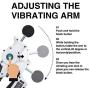 Massage Gun Muscle Deep Relaxation - [Upgrade] Body Massager Vibration Fascia Impact Gun Rechargeable Massage Device with Adjustable 9 Speed Variation. (Green) (White)