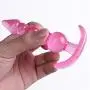 NWDoll Crystal Jellies - TPE Butt Plug Massagers - Ribbed Dildo/Anal Plug - for Beginners (Pink) NWDoll Crystal Jellies - TPE Butt Plug Massagers - Ribbed Dildo/Anal Plug - for Beginners (Pink)
