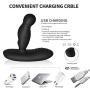 Prostate Massager Anal Plug Prostate Vibrator with Remote Control, Medical Silicone Vibrators ， Vibrating Modes S-ex T-oys for Men, Male Masturbation Device