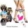 20 Modes G-spot Stimulator Vibe, Hezong USB Rechargeable Wireless Remote Control Swing Rabbit Vibrator, Dual Vibration Invisible Wearing Shell Dildo - (Rocking Vibration)