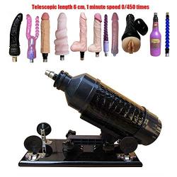 Love MAX Fuck Dumb Quiet Sex Machine with Dildo, Adult Electric Vibration Multifunction Massager, Universal Voltage 220V European Standard