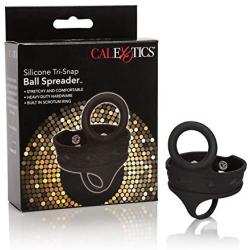 CalExotics Silicone Tri Snap Ball Spreader, Black