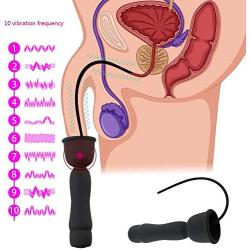 SANNUY Funny Toys Pé&NIS Víbrátórs Rechargeable Glans Trainer Massage Wand Delay Éjáculátíón Pleasure Toy for Adult Men Male māstնrbātór Relax Massage Wand