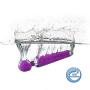 COCHING Cordless Electric Wand Massager G Spot Stimulation Vibrator for Women 100% Waterproof Rechargeable Powerful Massage Wand with 16 Speed Vibrating Patterns Muscle Aches Whisper Quite – Purple