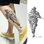 VANTATY 10 Sheets Realistic Tiger Temporary Tattoos Animals For Men Body Armband Soldier Fake Tatoo Stickers For Women Scorpion Wolf Deer Elk Eagle Bear Dot Adults Forearm Tattoos Girls Kids Teens.