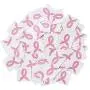 60 pcs Pink Ribbon Breast Cancer Awareness Glitter Tattoo Sticker Foundation/Event/Walk/Run