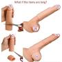 Silicone penile Condom Expander expands Male Chastity Toys Lengthen Cock Sleeves e32314