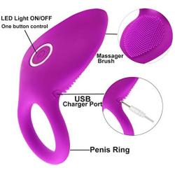 Easy to Clean Waterproof Rechargeable Massager Vibrating Wand Massager Stimulator Massaging Toys Relaxation Toys Rechargeable Multiple Speed and Patterns for Men Couples