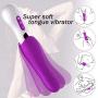 Clitoral Tongue Vibrators, Enlove, Oral Rotation Vibrators for G Spot Nipple Anal Vagina Stimulation with Heating Function and 7 Vibrations, Purple