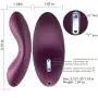 SVAKOM Echo Violet - Rechargeable, Tongue-Shaped Vibrator - Waterproof Dildo - Vibrating Personal Massager - Sex Toys for Women & Couples - Intelligent & Quiet