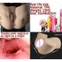 YYOJ Masturbator 3D Realistic Pussy Ass Male Masterbrators Silicone Vagina Butt Anal Men Masturbation Adult Products Sex Toys Wash Bag T-Shirt with Vibration Heating Sexy Sound